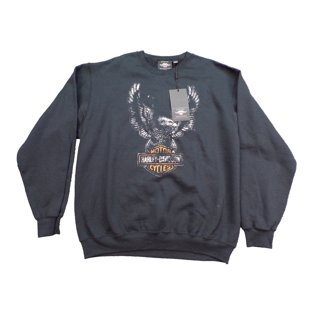 Harley Davidson H-D Sweater Mens Large Sweatshirt Patina Eagle Knit Pullover NWT